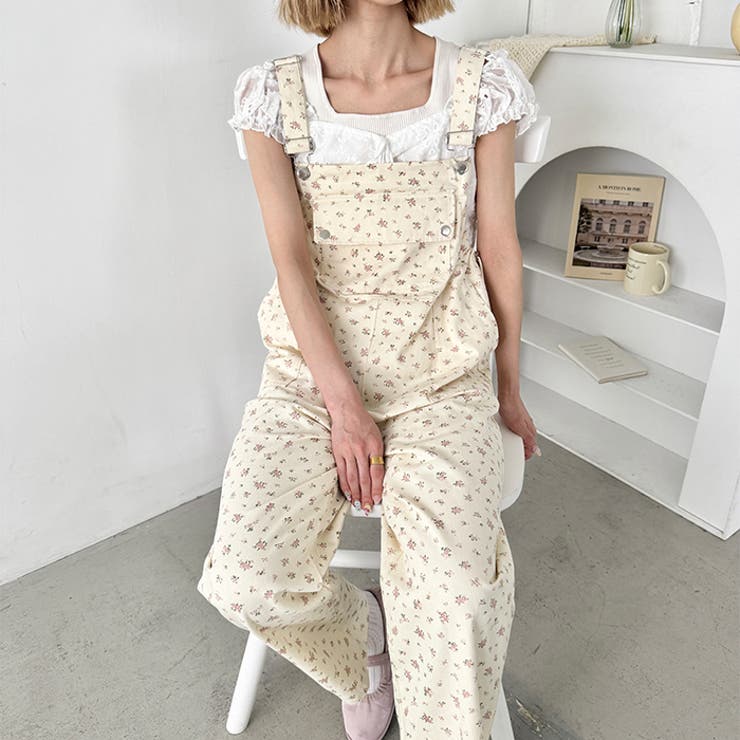 カントリーフラワーオーバーオール | Outfitter lab | 詳細画像17 