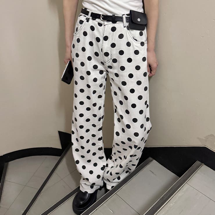 コインドットワイドパンツ | Outfitter lab | 詳細画像5 