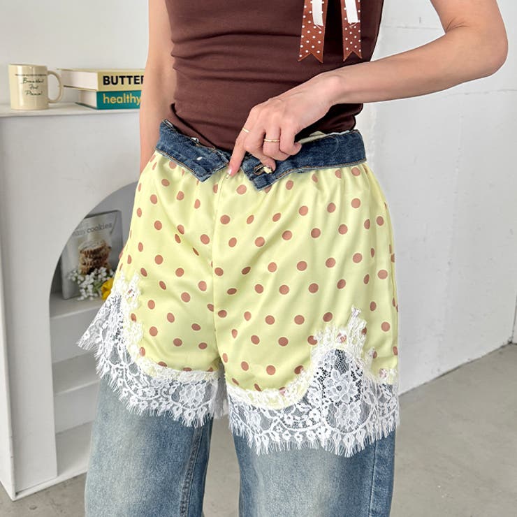 サテンドットショートパンツ | Outfitter lab | 詳細画像26 