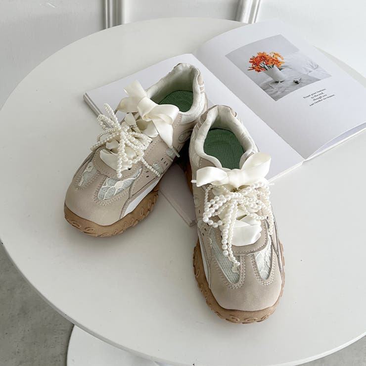 【靴紐2種set】ボリュームソールレーススニーカー | Outfitter lab | 詳細画像10 