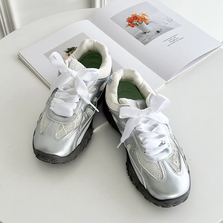 【靴紐2種set】ボリュームソールレーススニーカー | Outfitter lab | 詳細画像16 