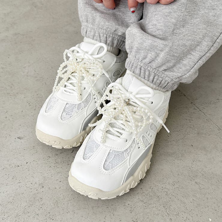 【靴紐2種set】ボリュームソールレーススニーカー | Outfitter lab | 詳細画像21 