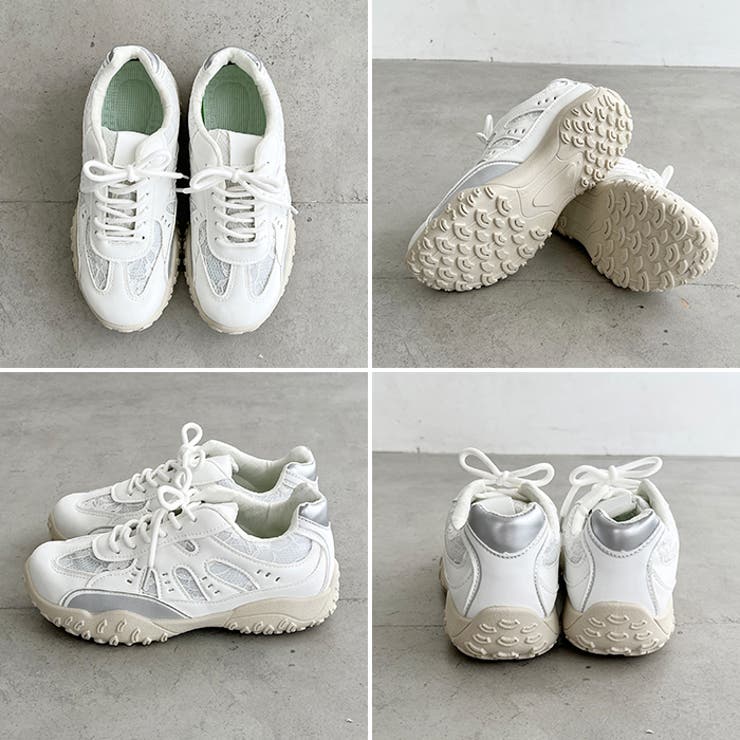 【靴紐2種set】ボリュームソールレーススニーカー | Outfitter lab | 詳細画像23 