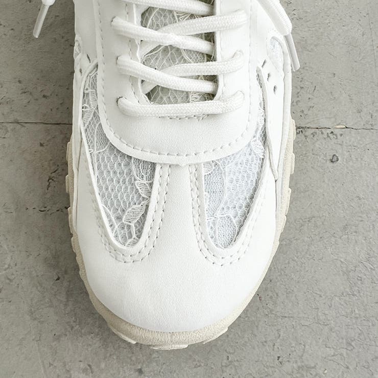 【靴紐2種set】ボリュームソールレーススニーカー | Outfitter lab | 詳細画像24 