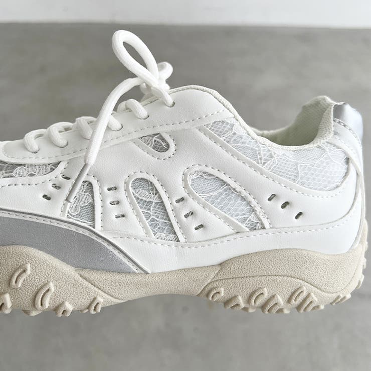 【靴紐2種set】ボリュームソールレーススニーカー | Outfitter lab | 詳細画像25 