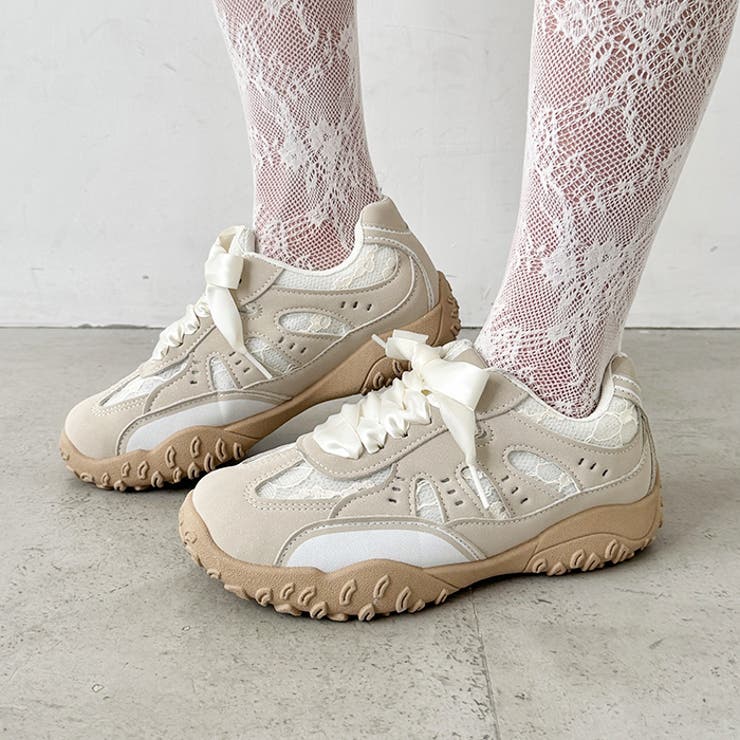 【靴紐2種set】ボリュームソールレーススニーカー | Outfitter lab | 詳細画像8 