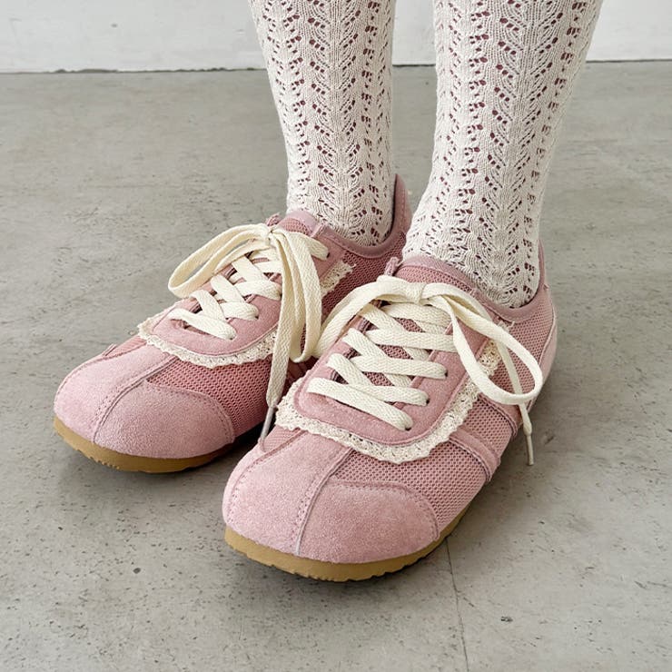 【靴紐2種set】フリルレーススニーカー | Outfitter lab | 詳細画像12 