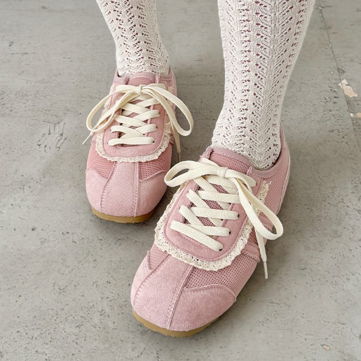 【靴紐2種set】フリルレーススニーカー | Outfitter lab | 詳細画像13 