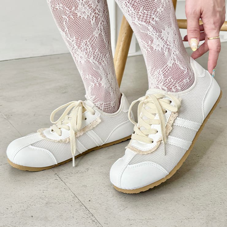 【靴紐2種set】フリルレーススニーカー | Outfitter lab | 詳細画像17 