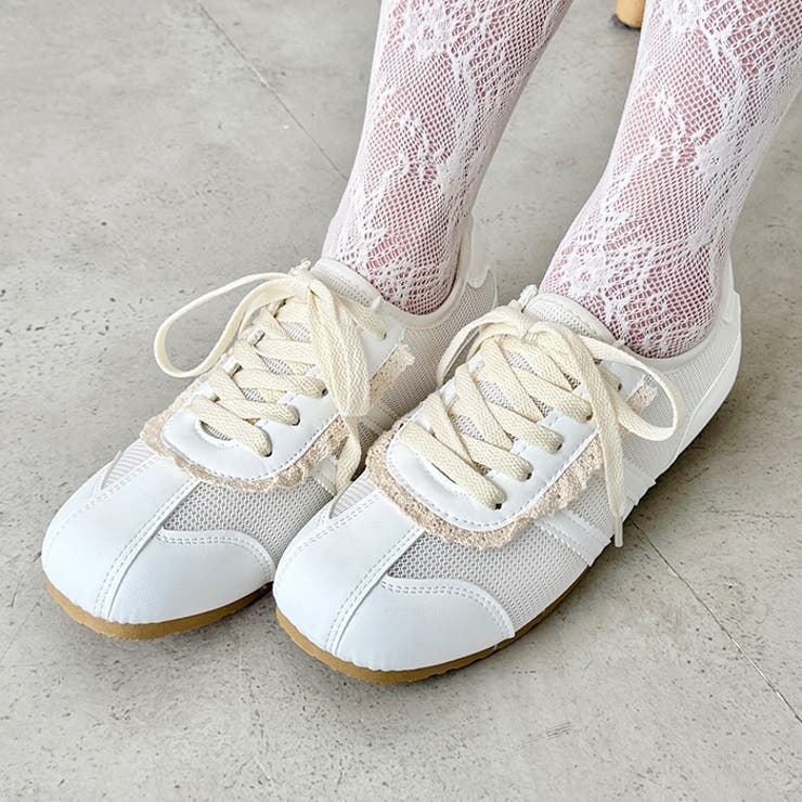 【靴紐2種set】フリルレーススニーカー | Outfitter lab | 詳細画像18 