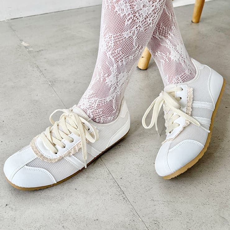 【靴紐2種set】フリルレーススニーカー | Outfitter lab | 詳細画像19 