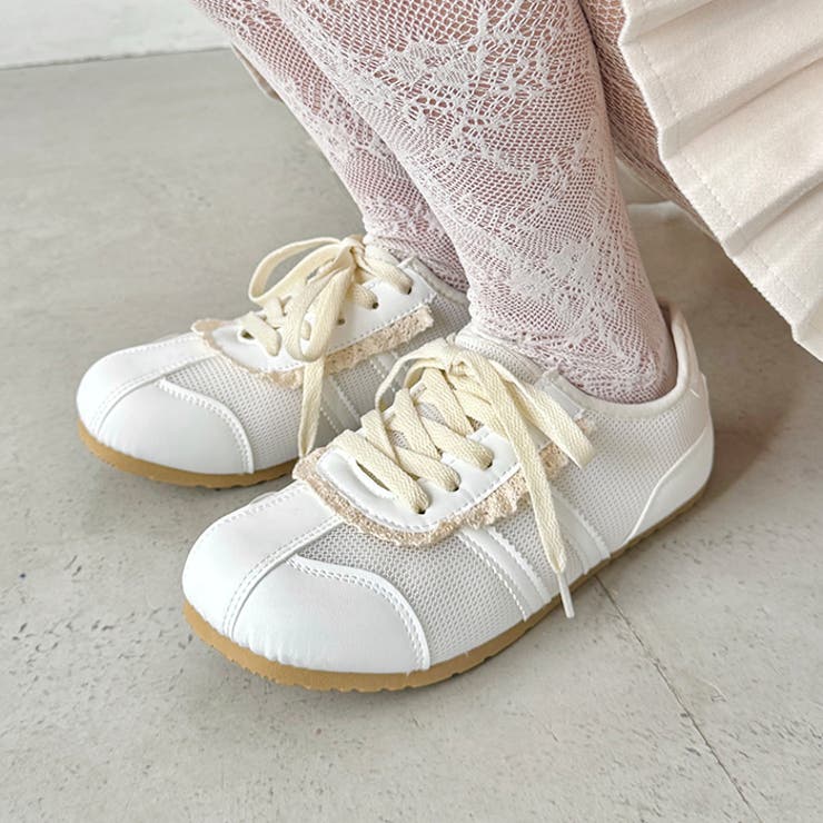 【靴紐2種set】フリルレーススニーカー | Outfitter lab | 詳細画像20 