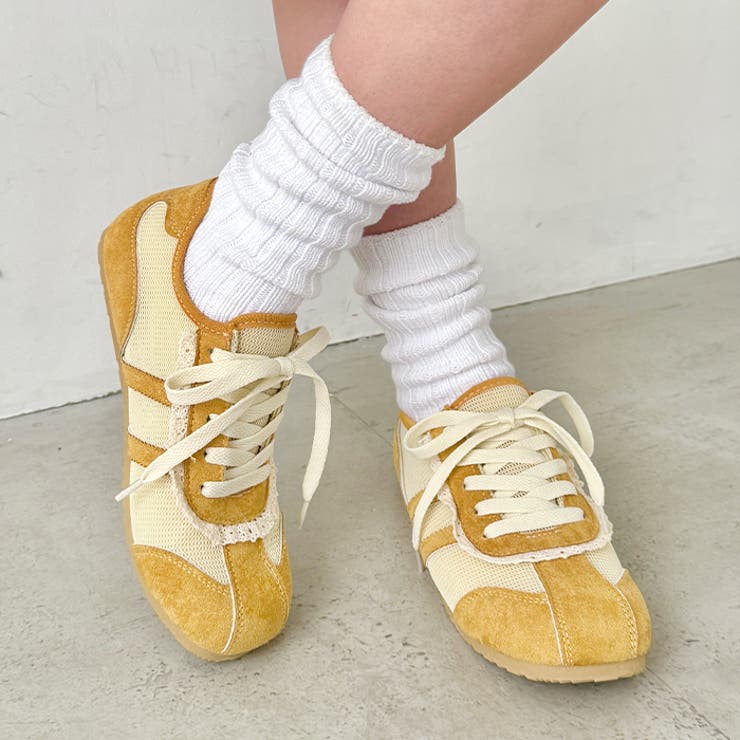 【靴紐2種set】フリルレーススニーカー | Outfitter lab | 詳細画像6 