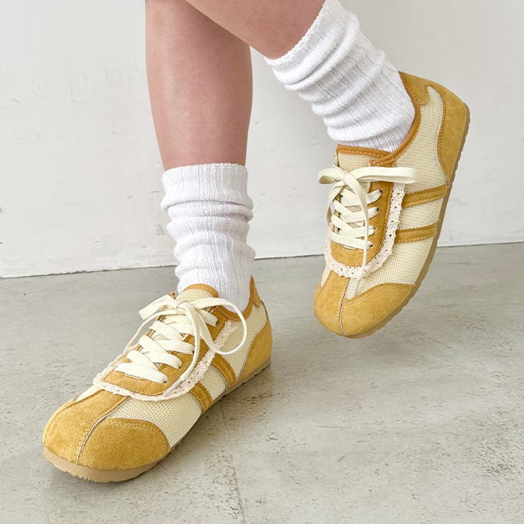 【靴紐2種set】フリルレーススニーカー | Outfitter lab | 詳細画像9 