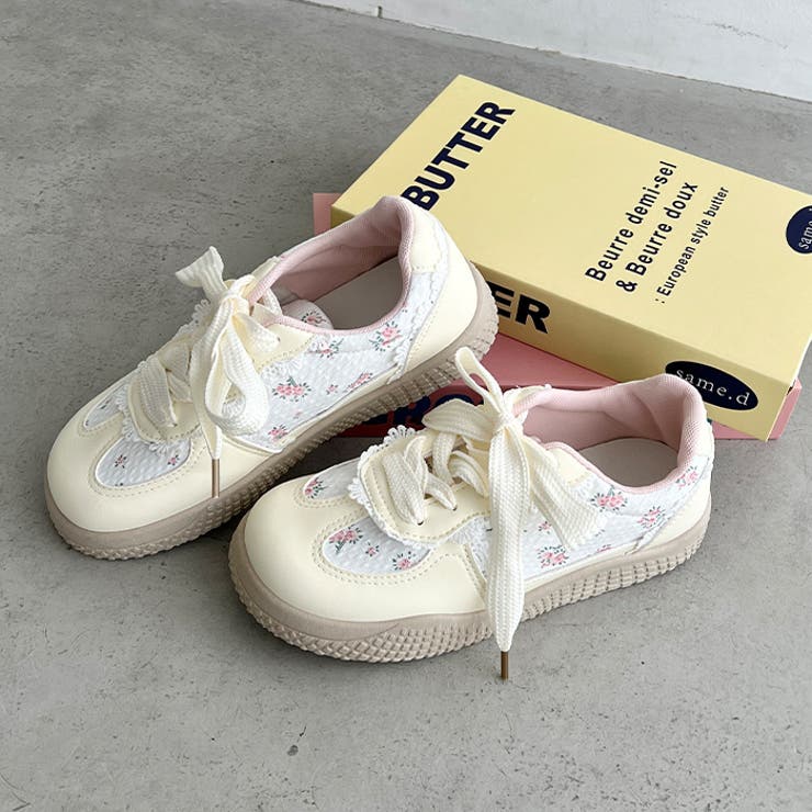 小花柄パステルスニーカー | Outfitter lab | 詳細画像10 