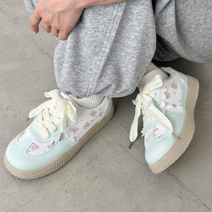 小花柄パステルスニーカー | Outfitter lab | 詳細画像13 