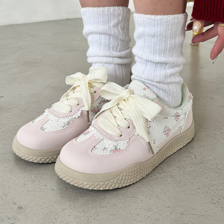 小花柄パステルスニーカー | Outfitter lab | 詳細画像17 