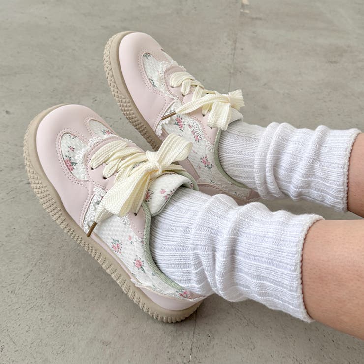 小花柄パステルスニーカー | Outfitter lab | 詳細画像19 