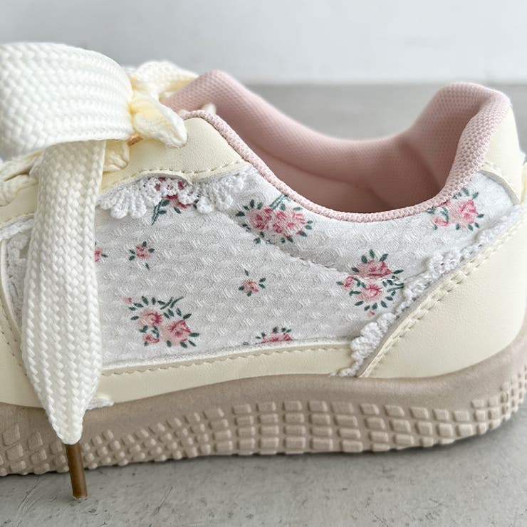 小花柄パステルスニーカー | Outfitter lab | 詳細画像25 