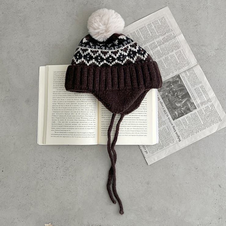 ノルディック柄イヤーフラップニットキャップ | Outfitter lab | 詳細画像16 