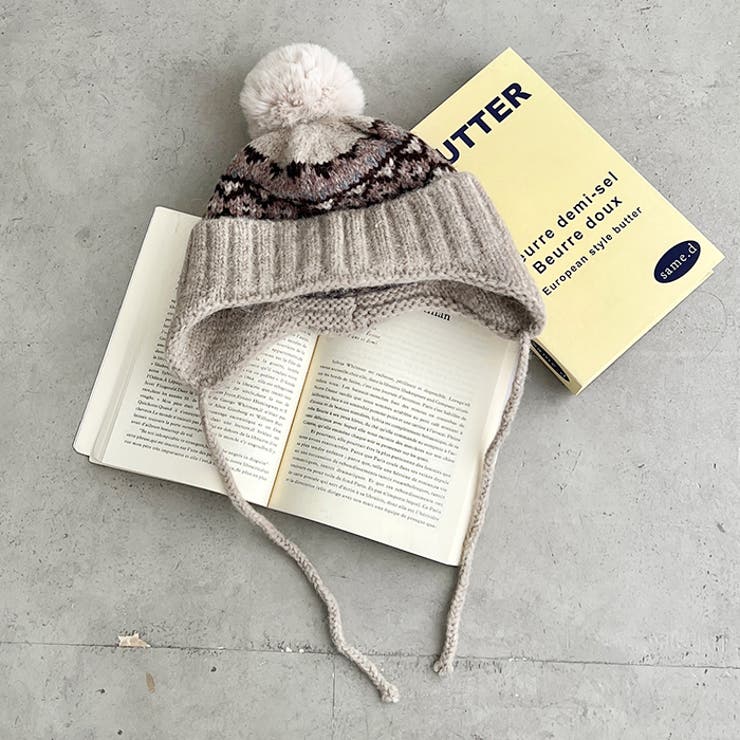 ノルディック柄イヤーフラップニットキャップ | Outfitter lab | 詳細画像22 