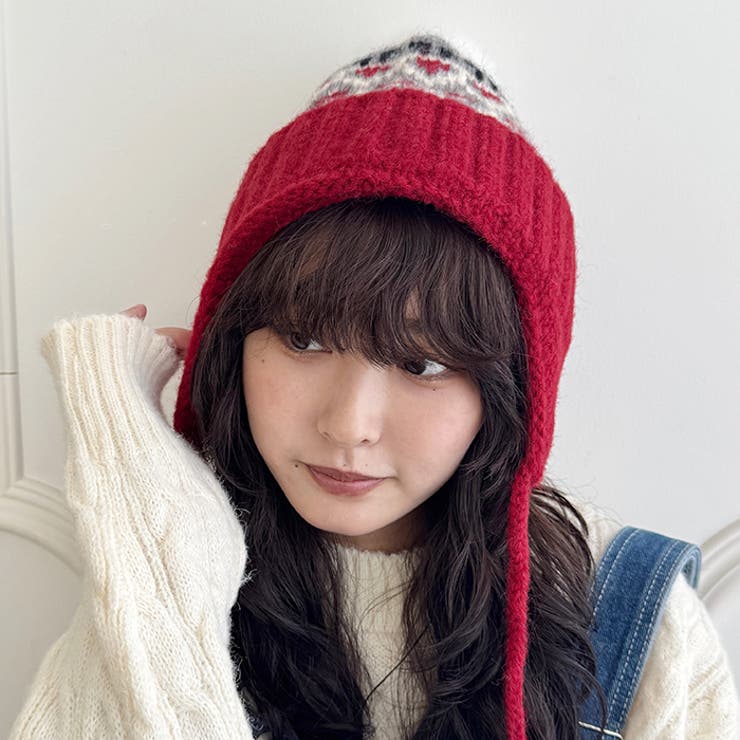 ノルディック柄イヤーフラップニットキャップ | Outfitter lab | 詳細画像31 