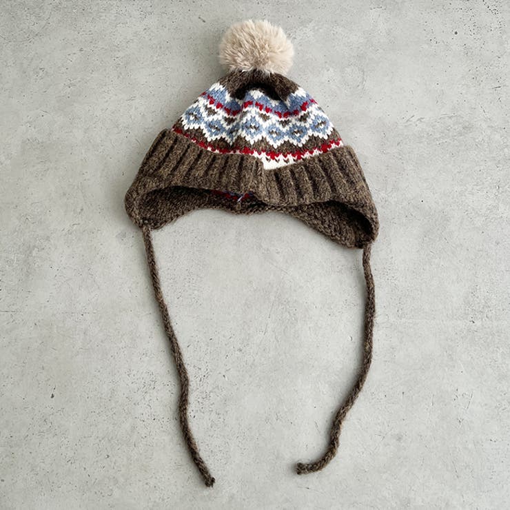 ノルディック柄イヤーフラップニットキャップ | Outfitter lab | 詳細画像35 