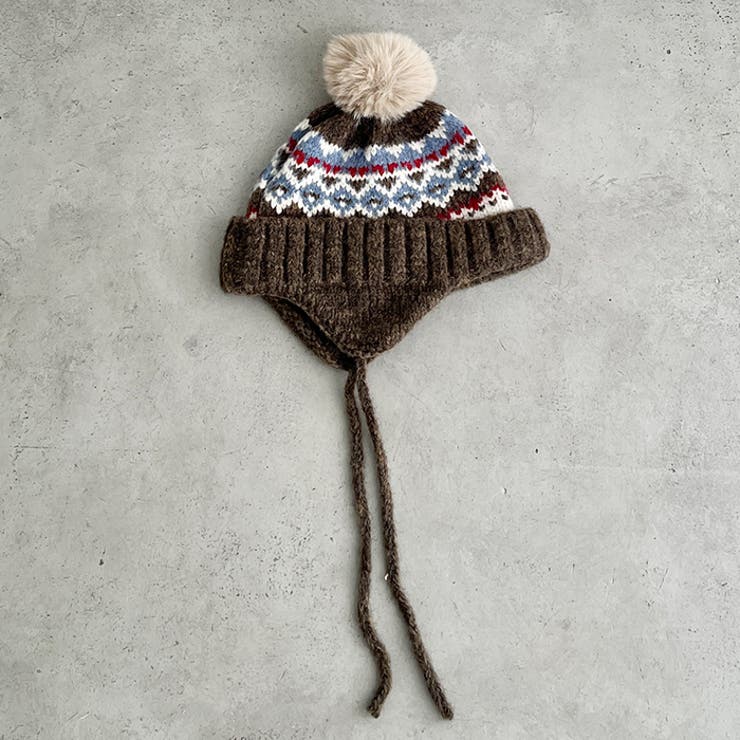 ノルディック柄イヤーフラップニットキャップ | Outfitter lab | 詳細画像36 