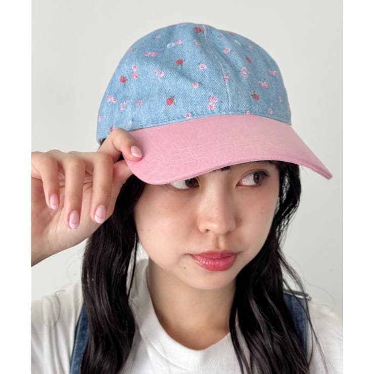 ブルー | フラワーカジュアルキャップ | Outfitter lab