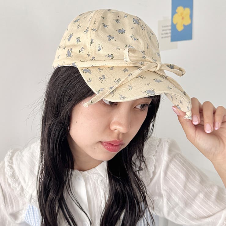 チェック/フラワーリボンキャップ | Outfitter lab | 詳細画像12 