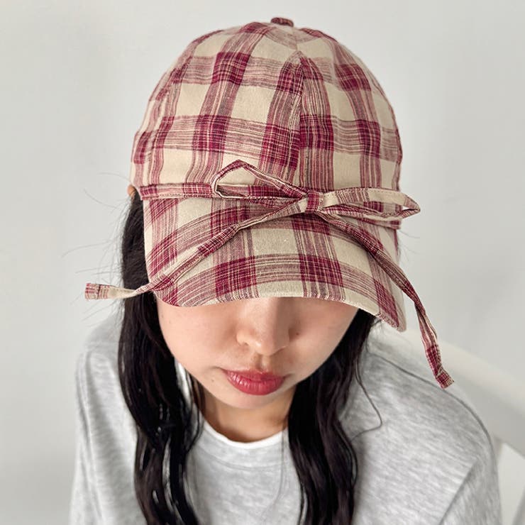 チェック/フラワーリボンキャップ | Outfitter lab | 詳細画像17 