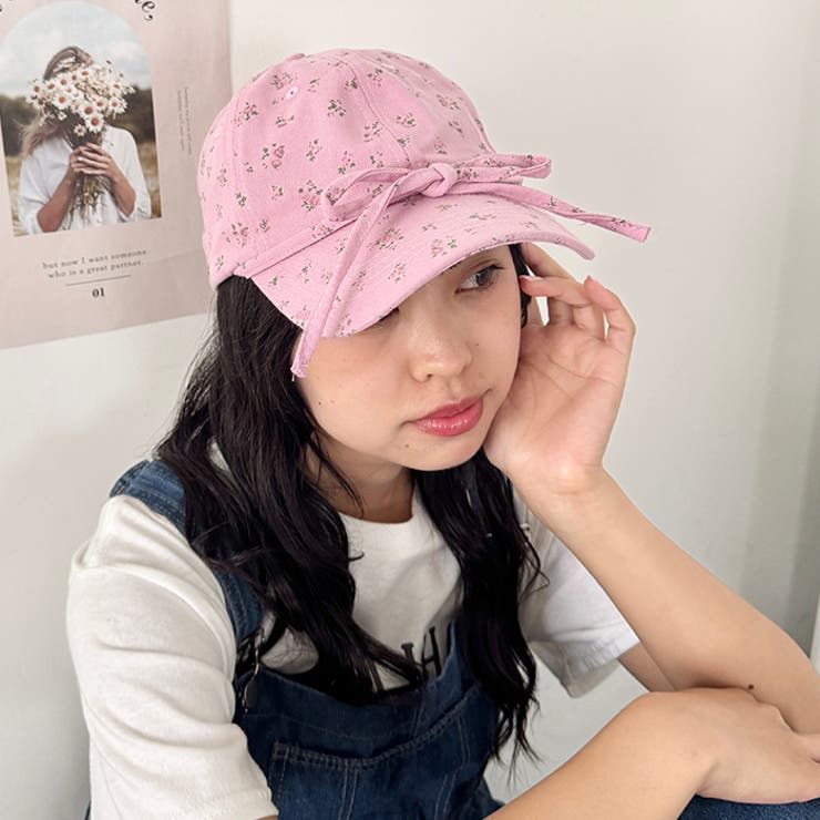 チェック/フラワーリボンキャップ | Outfitter lab | 詳細画像26 