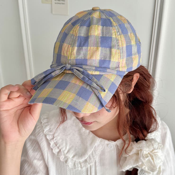 チェック/フラワーリボンキャップ | Outfitter lab | 詳細画像31 