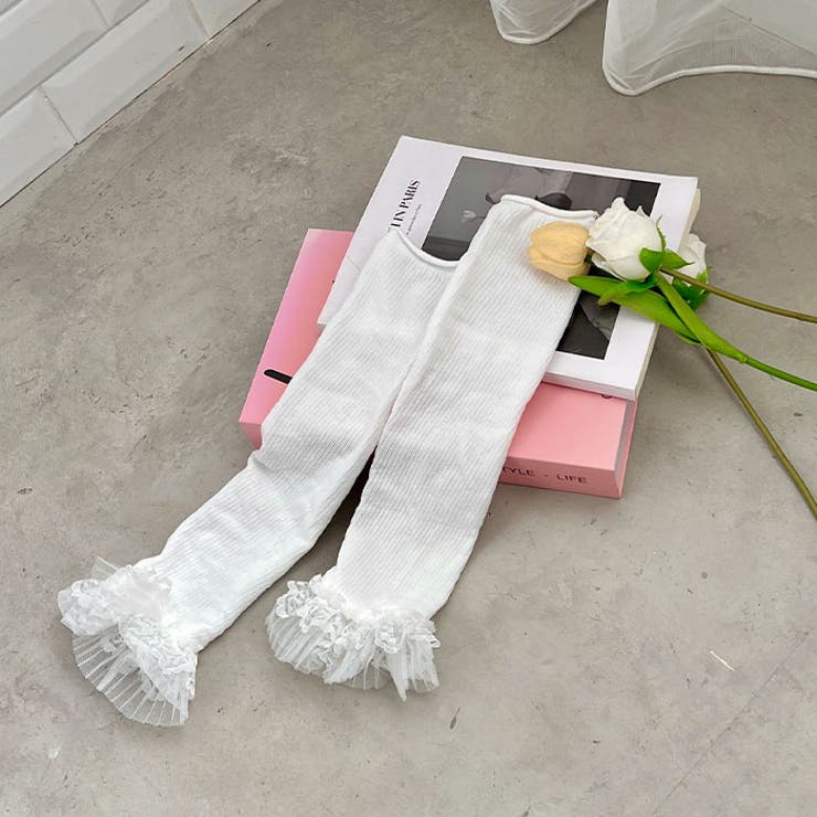 レース付きリブレッグウォーマー | Outfitter lab | 詳細画像10 