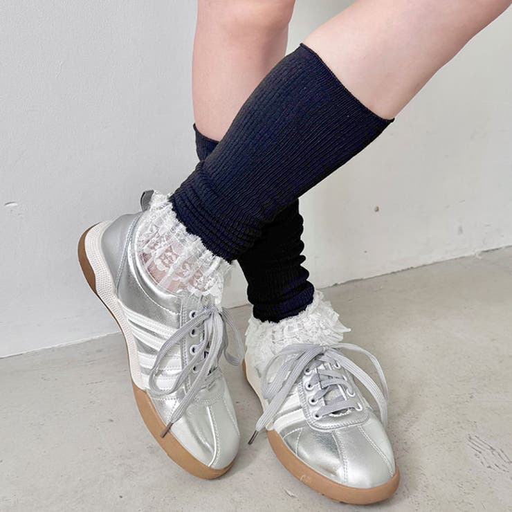 レース付きリブレッグウォーマー | Outfitter lab | 詳細画像12 