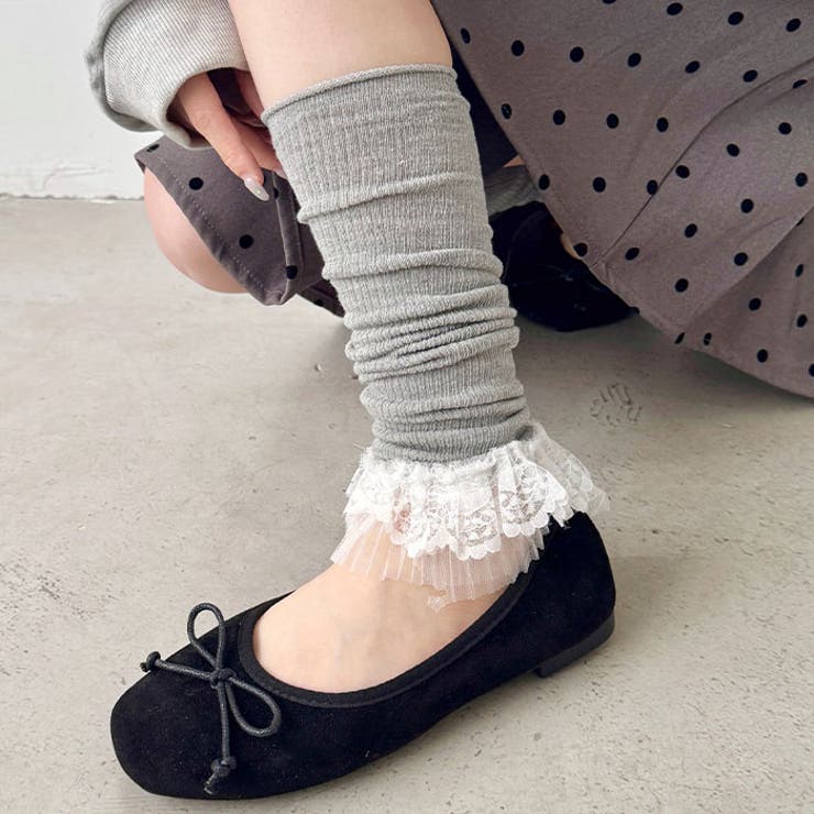 レース付きリブレッグウォーマー | Outfitter lab | 詳細画像19 