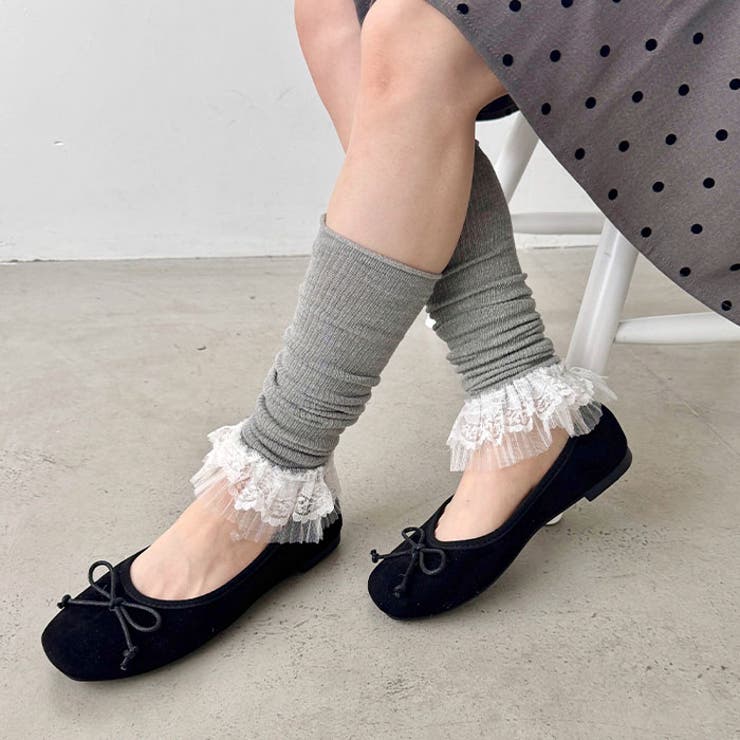 レース付きリブレッグウォーマー | Outfitter lab | 詳細画像21 