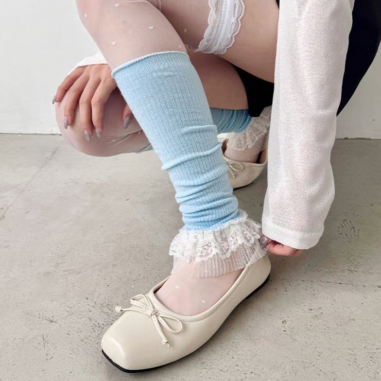 レース付きリブレッグウォーマー | Outfitter lab | 詳細画像25 