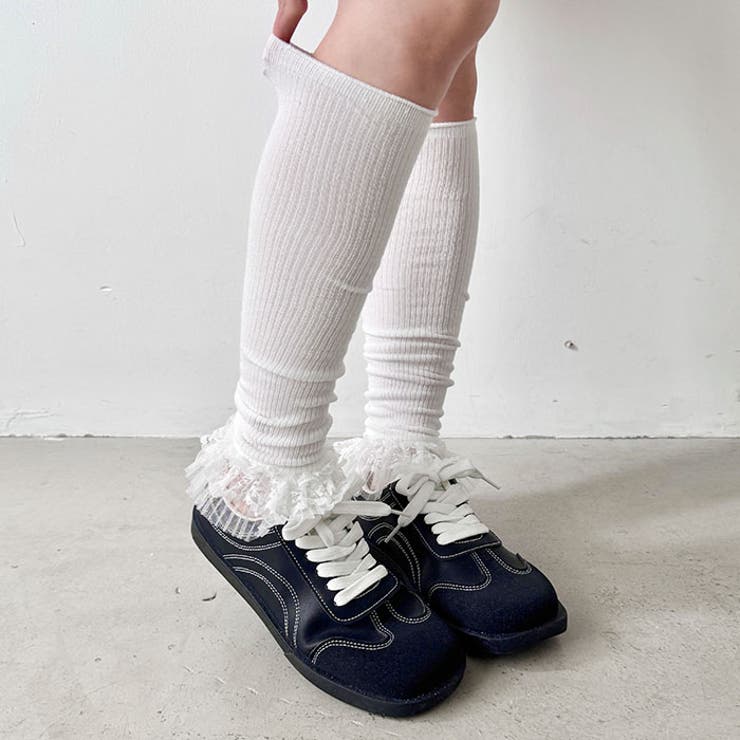 レース付きリブレッグウォーマー | Outfitter lab | 詳細画像5 