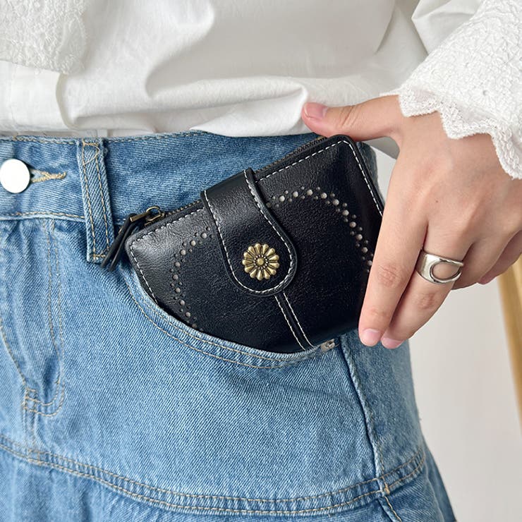 ヴィンテージライクコンチョミニウォレット | Outfitter lab | 詳細画像8 