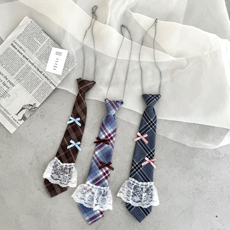 チェックネクタイネックレス | Outfitter lab | 詳細画像40 