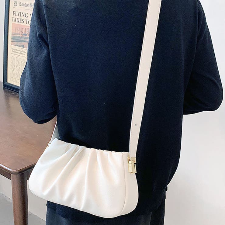 2WAYタックデザインPUショルダーバッグ | Outfitter lab | 詳細画像14 