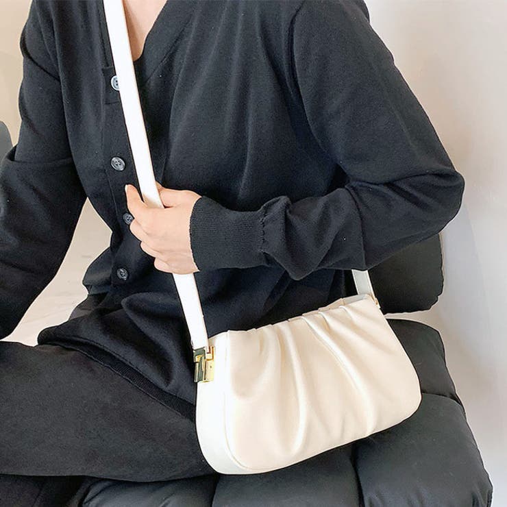 2WAYタックデザインPUショルダーバッグ | Outfitter lab | 詳細画像16 