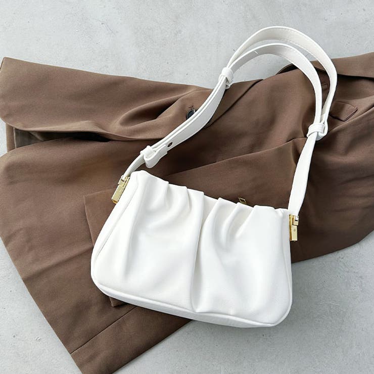 2WAYタックデザインPUショルダーバッグ | Outfitter lab | 詳細画像17 