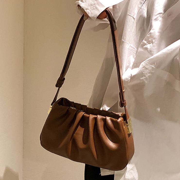 2WAYタックデザインPUショルダーバッグ | Outfitter lab | 詳細画像22 