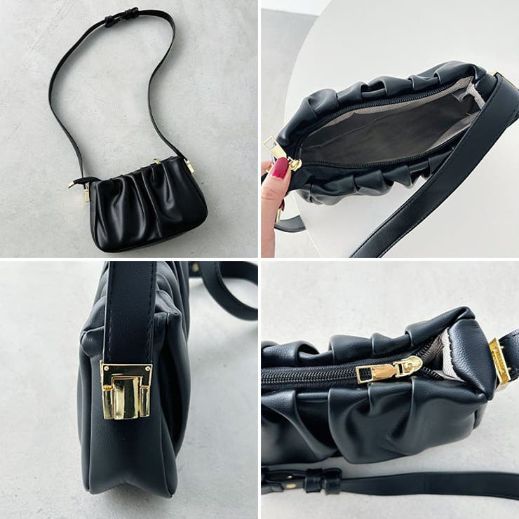 2WAYタックデザインPUショルダーバッグ | Outfitter lab | 詳細画像25 