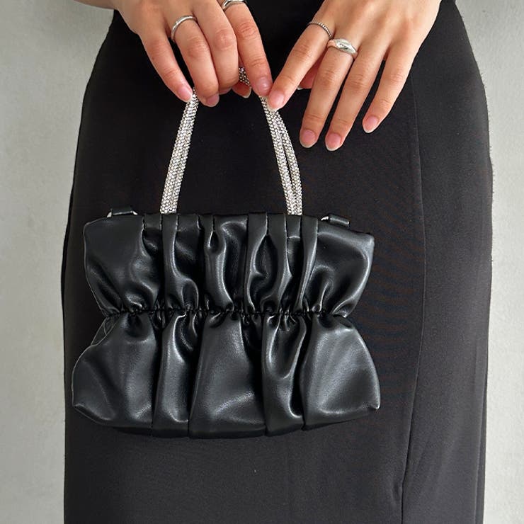 2WAYギャザーレザーミニバッグ | Outfitter lab | 詳細画像5 