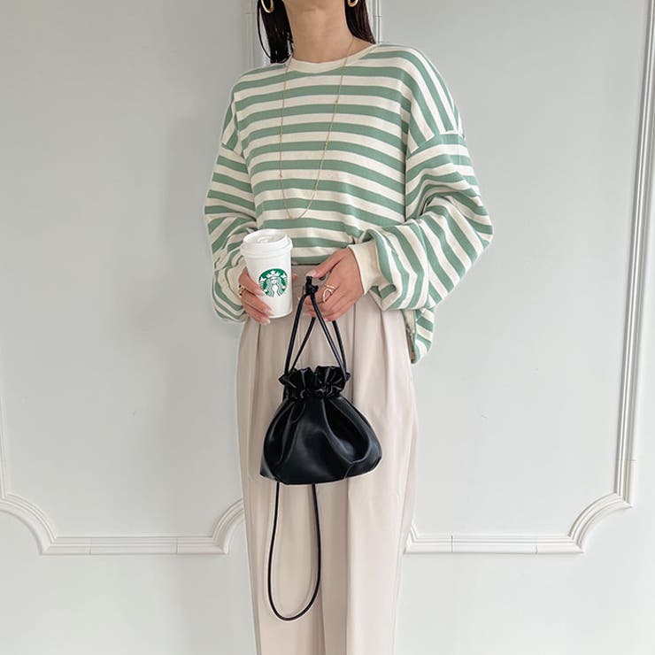 フェイクレザー巾着ミニショルダー | Outfitter lab | 詳細画像6 