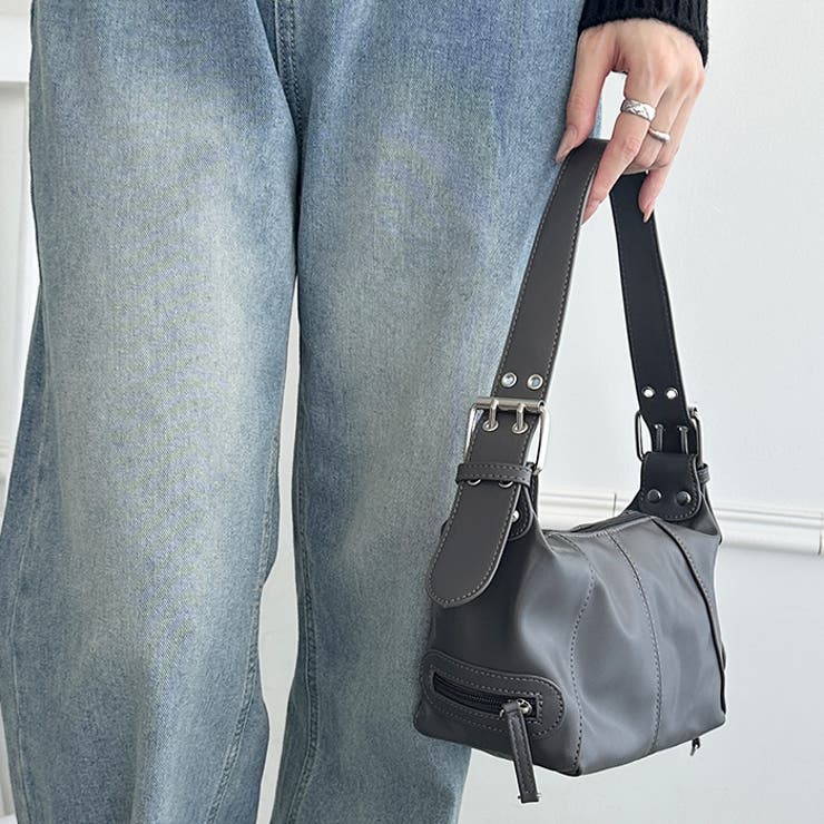 フェイクレザーベルトデザインハンドバッグ | Outfitter lab | 詳細画像21 