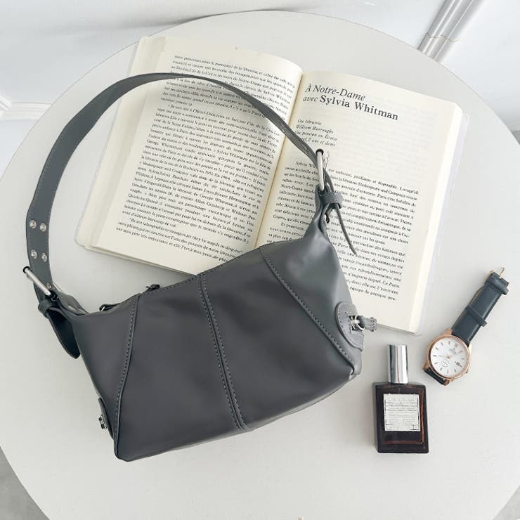 フェイクレザーベルトデザインハンドバッグ | Outfitter lab | 詳細画像23 